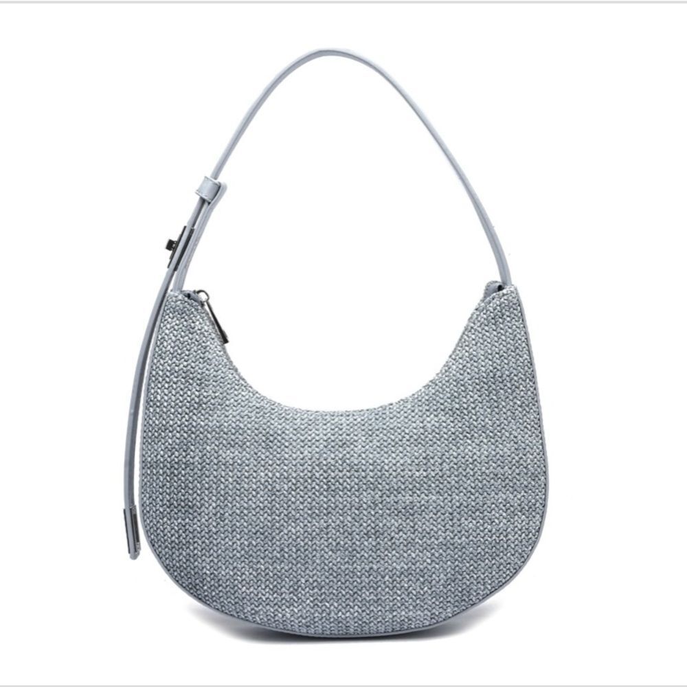 LIKE DREAMS
Luna Spring Straw Shoulder Bag - soft blue